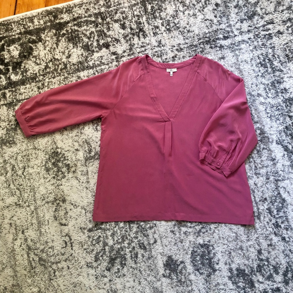 JOIE Silk Long Sleeved Blouse